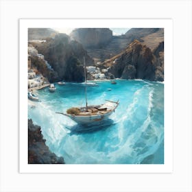 Santorini Art Print