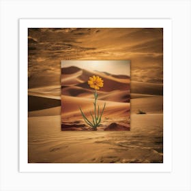 Desert Flower Art Print