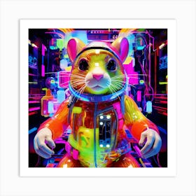 Space Rat Art Print