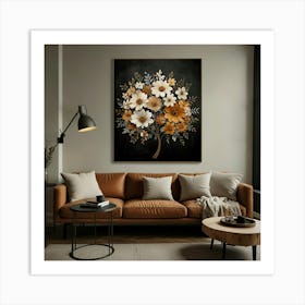 Golden Tree Art Print