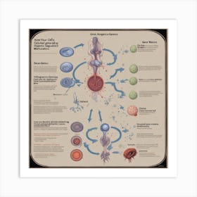 Cell Cycle Art Print