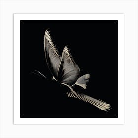 Strange Moth In Flight Art Print