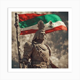 Mexican Warrior 1 Art Print