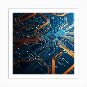 Circuit Board 42 Art Print