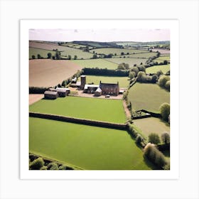 Country House And Farm Art Print