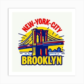 New York City Brooklyn Art Print