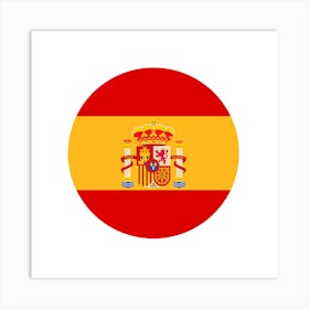 Spain Flag Art Print