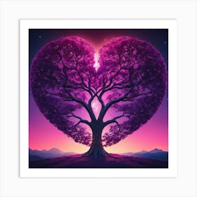 Heart Tree 8 Art Print