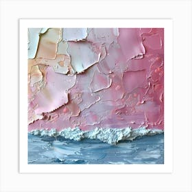 Solitary Beach, Abstract Expressionism, Minimalism, and Neo-Dada Art Print