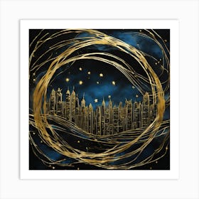 City Of Gold Art Print