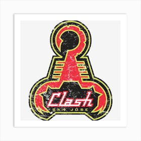 San Jose Clash Art Print