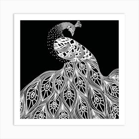 Peacock Art Print