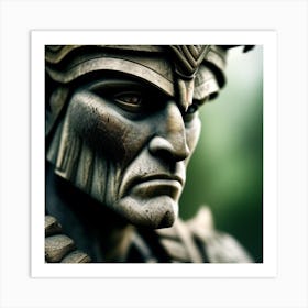 Portrait Of A Warrior Art Print