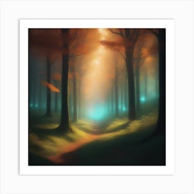 Mystical Forest Retreat 27 Art Print