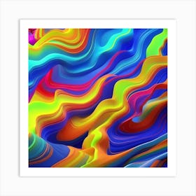 Thunderstorm of Colour Art Print