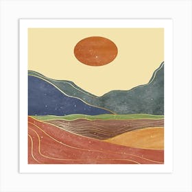 Landscape Painting Art Print