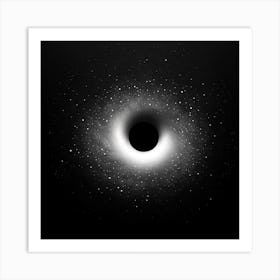 Black Hole Art Print