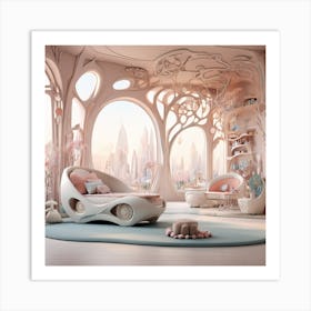 Fairytale Bedroom Art Print