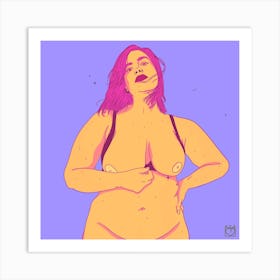 How hot I am Art Print