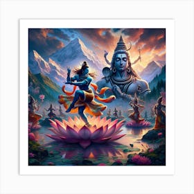 Lord Shiva 4 Art Print