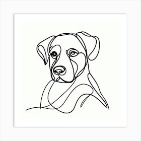 Dog Picasso style 3 Art Print