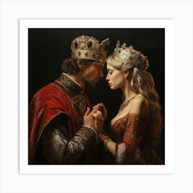 King And Queen Art Print