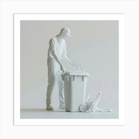 Garbage Man 2 Art Print