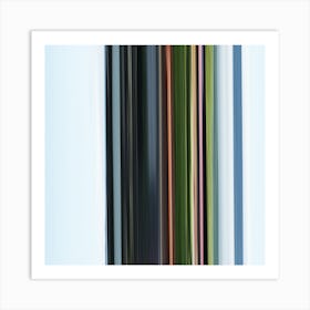 The Stripes Of The Day · Winter Lights Art Print