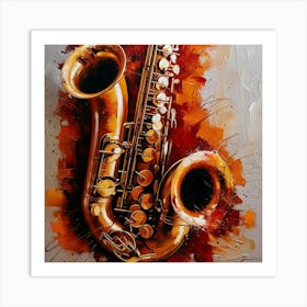 Saxophone 2 Art Print