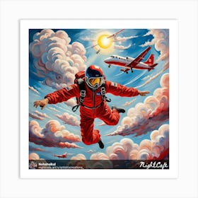 Skydiver 6 Art Print