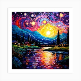 Starry Night 1 Art Print