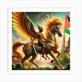 Israel And Palestine Art Print