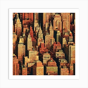 New York City Skyline Art Print