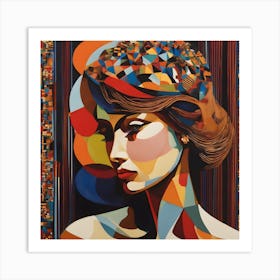 Woman'S Head Art Print