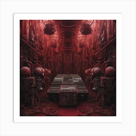 Red Room Art Print