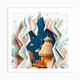 Paper Art Art Print