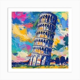 Leaning Tower Of Pisa 6 Art Print