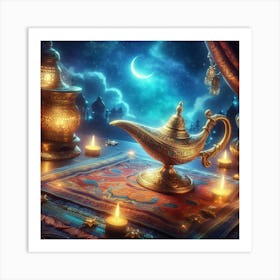 Egyptian Lamp 1 Art Print