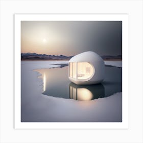 House On Ice Art Print