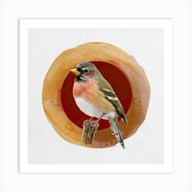 Bird In A Circle Art Print