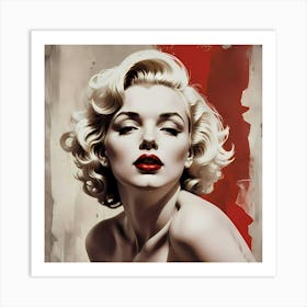 Marilyn Monroe Eternal Glamour Art Print