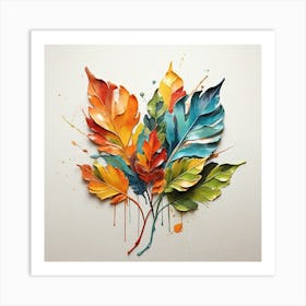 Autumn Leaves Art Print