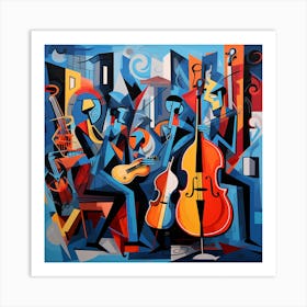 Jazz Musicians Art Print