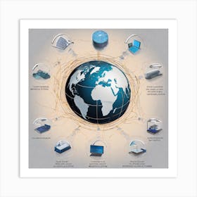 World Of Technology 1 Art Print