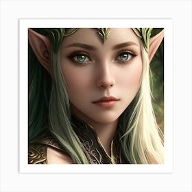 Elven grace Art Print