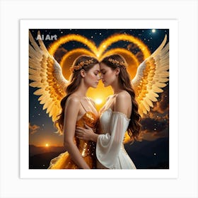 Angel Wings 3 Art Print