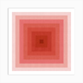 Squares gradient colors 12 Art Print