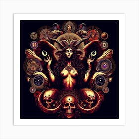 Demon Goddess Art Print