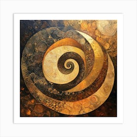 Spiral Painting Art Print