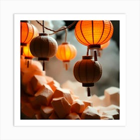 Chinese Lanterns3 Art Print